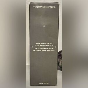 NIB 29 Palms Mesa Mystic Facial Exfoliating Solution. Vegan certified!